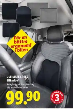 Lidl ULTIMATE SPEED Bilkudde erbjuda