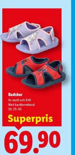 Lidl Badskor erbjuda