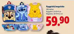 Lidl Ryggsäck/magväska erbjuda