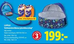 Lidl LUPILU Vattenrutschkana/plaskbassäng erbjuda