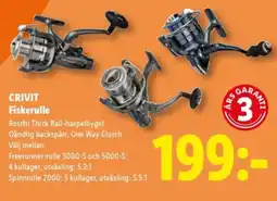 Lidl CRIVIT Fiskerulle erbjuda