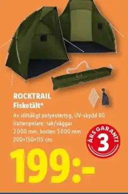 Lidl ROCKTRAIL Fisketält erbjuda