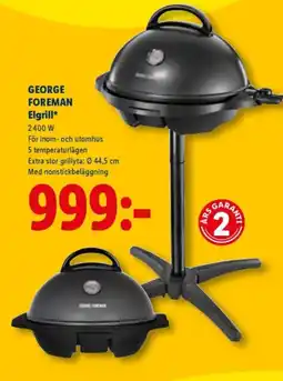 Lidl GEORGE FOREMAN Elgrill erbjuda