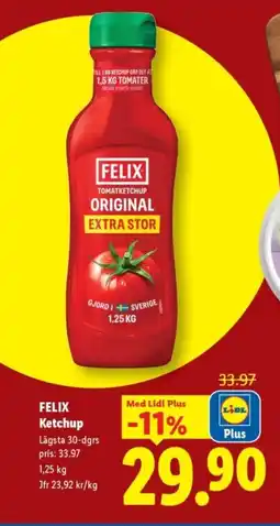 Lidl FELIX Ketchup erbjuda