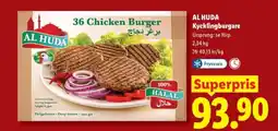 Lidl AL HUDA Kycklingburgare erbjuda