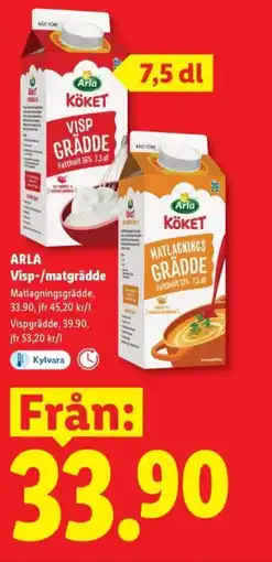 Lidl ARLA Visp-/matgrädde erbjuda
