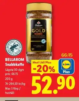 Lidl BELLAROM Snabbkaffe erbjuda