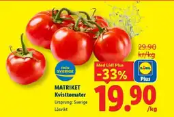 Lidl MATRIKET Kvisttomater erbjuda