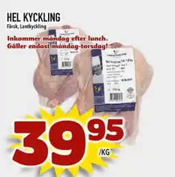 Matdax Hel kyckling erbjuda