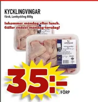 Matdax Kycklingvingar erbjuda