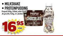 Matdax Propud Milkshake •Proteinpudding erbjuda