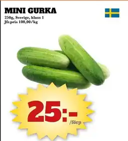 Bonum Matmarknad Mini gurka erbjuda