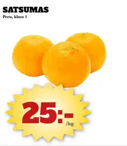 Bonum Matmarknad Satsumas erbjuda
