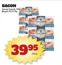 Bonum Matmarknad Bacon erbjuda