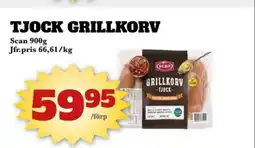 Bonum Matmarknad Tjock grillkorv erbjuda