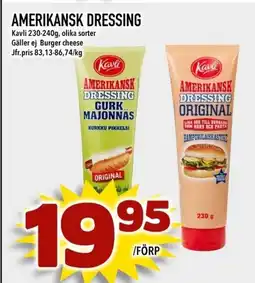 Bonum Matmarknad Amerikansk dressing erbjuda
