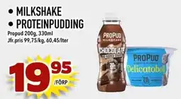 Bonum Matmarknad Milkshake •proteinpudding erbjuda