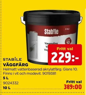 Jem&Fix Väggfärg erbjuda