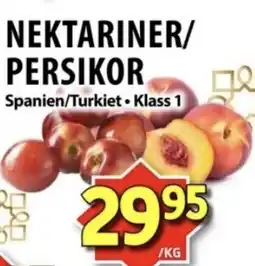 Matvärlden Tensta Nektariner/ persikor erbjuda
