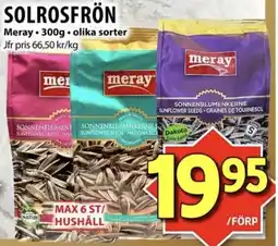 Matvärlden Tensta Meray Solrosfrön erbjuda