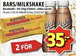 Matvärlden Tensta Barebells Bars/milkshake erbjuda