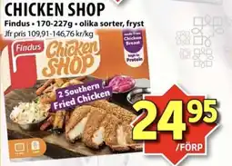 Matvärlden Tensta Findus Chicken shop erbjuda