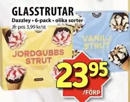 Matvärlden Tensta Dazzley Glasstrutar erbjuda