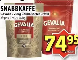 Matvärlden Tensta Gevalia Snabbkaffe erbjuda