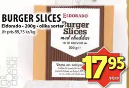 Matvärlden Tensta ELDORADO Burger slices erbjuda