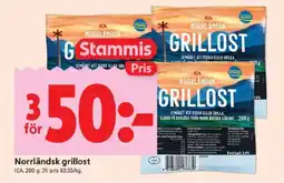 ICA Kvantum ICA Norrländsk grillost erbjuda