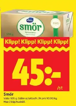 ICA Kvantum VALIO Smör erbjuda