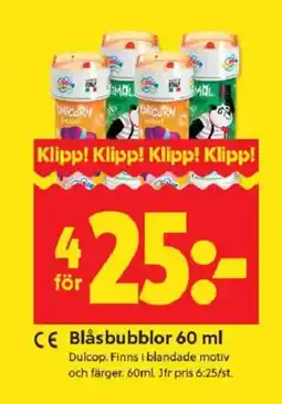 ICA Kvantum DULCOP Blåsbubblor erbjuda