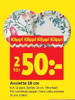ICA Kvantum Assiette erbjuda