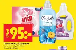 ICA Kvantum Tvättmedel, sköljmedel erbjuda