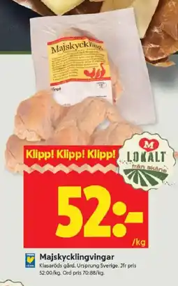 ICA Kvantum Majskycklingvingar erbjuda