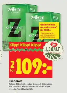 ICA Kvantum ZOEGAS Skånerost erbjuda