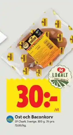 ICA Kvantum SP CHARK Ost och baconkorv erbjuda