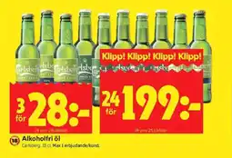 ICA Kvantum CARLSBERG Alkoholfri öl erbjuda