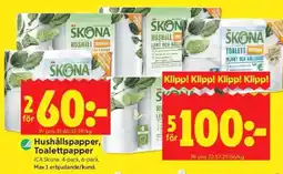 ICA Kvantum ICA Hushållspapper, toalettpapper erbjuda
