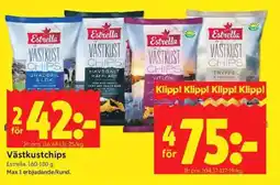 ICA Kvantum ESTRELLA Västkustchips erbjuda