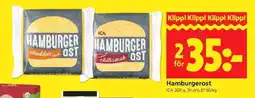 ICA Kvantum ICA Hamburgerost erbjuda
