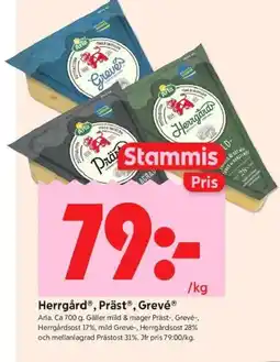 ICA Kvantum ARLA Herrgård, präst, grevé erbjuda