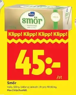 ICA Kvantum VALIO Smör erbjuda