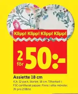 ICA Kvantum Assiette erbjuda