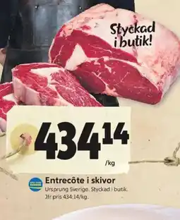 ICA Kvantum Entrecôte i skivor erbjuda