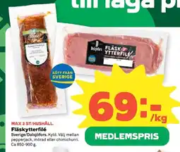 Coop Fläskytterfilé erbjuda