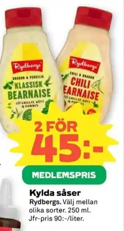 Coop RYDBERGS Kylda såser erbjuda