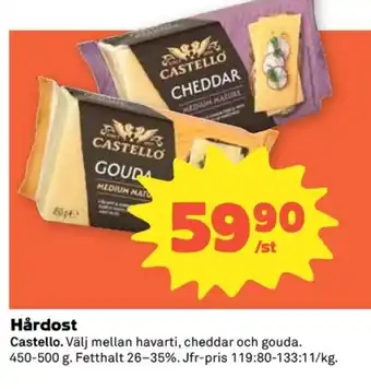 Coop CASTELLO Hårdost erbjuda