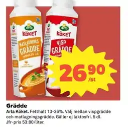 Coop ARLA Grädde erbjuda