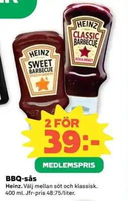 Coop HEINZ BBQ-sås erbjuda